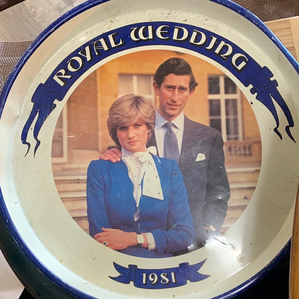 Royal Wedding 1981 Commemorative Serving Tray